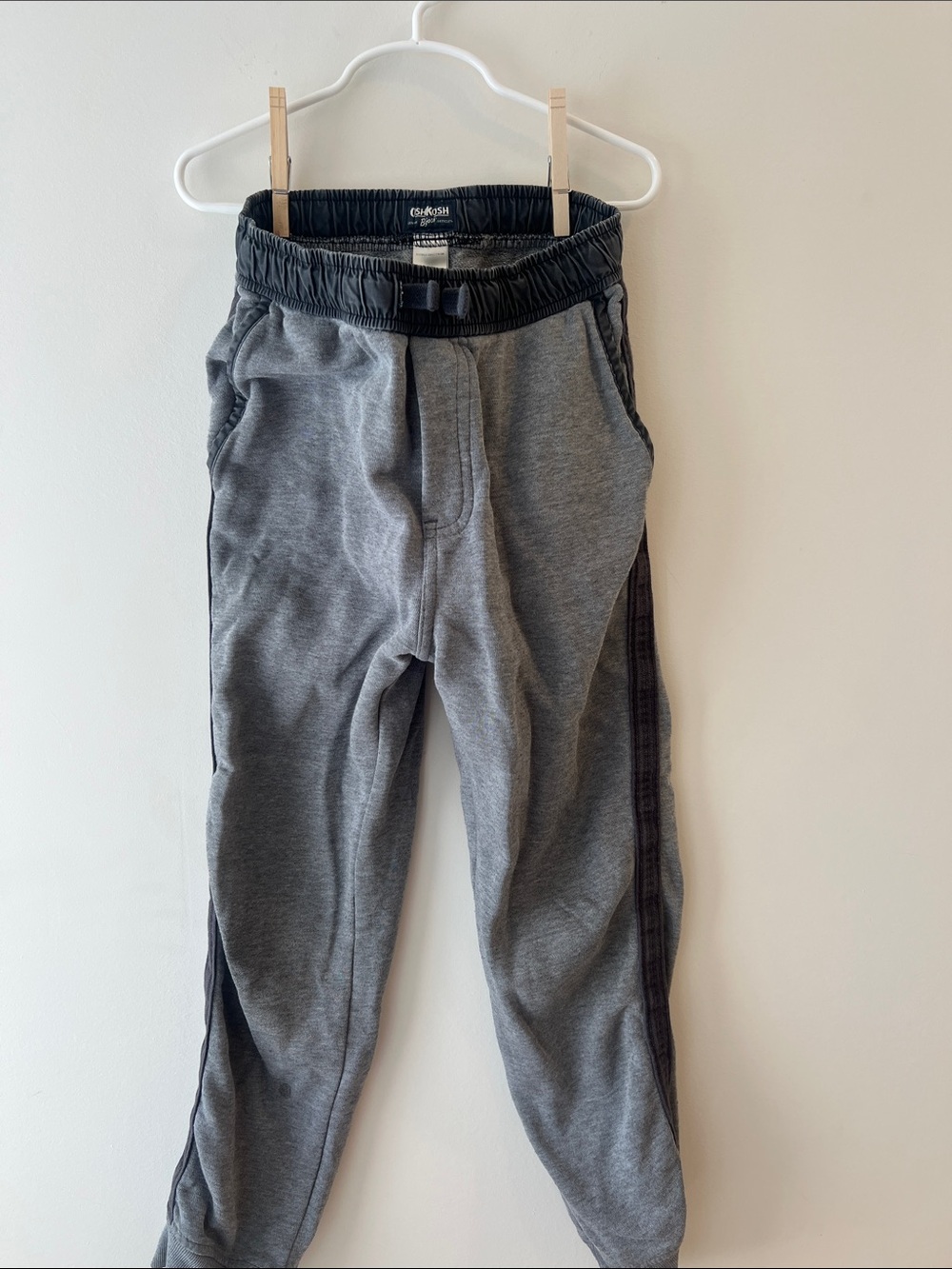 OshKosh B'gosh Gray Jogger Sweatpants with Dark Waistband
